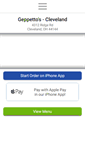 Mobile Screenshot of geppettoscleveland.com